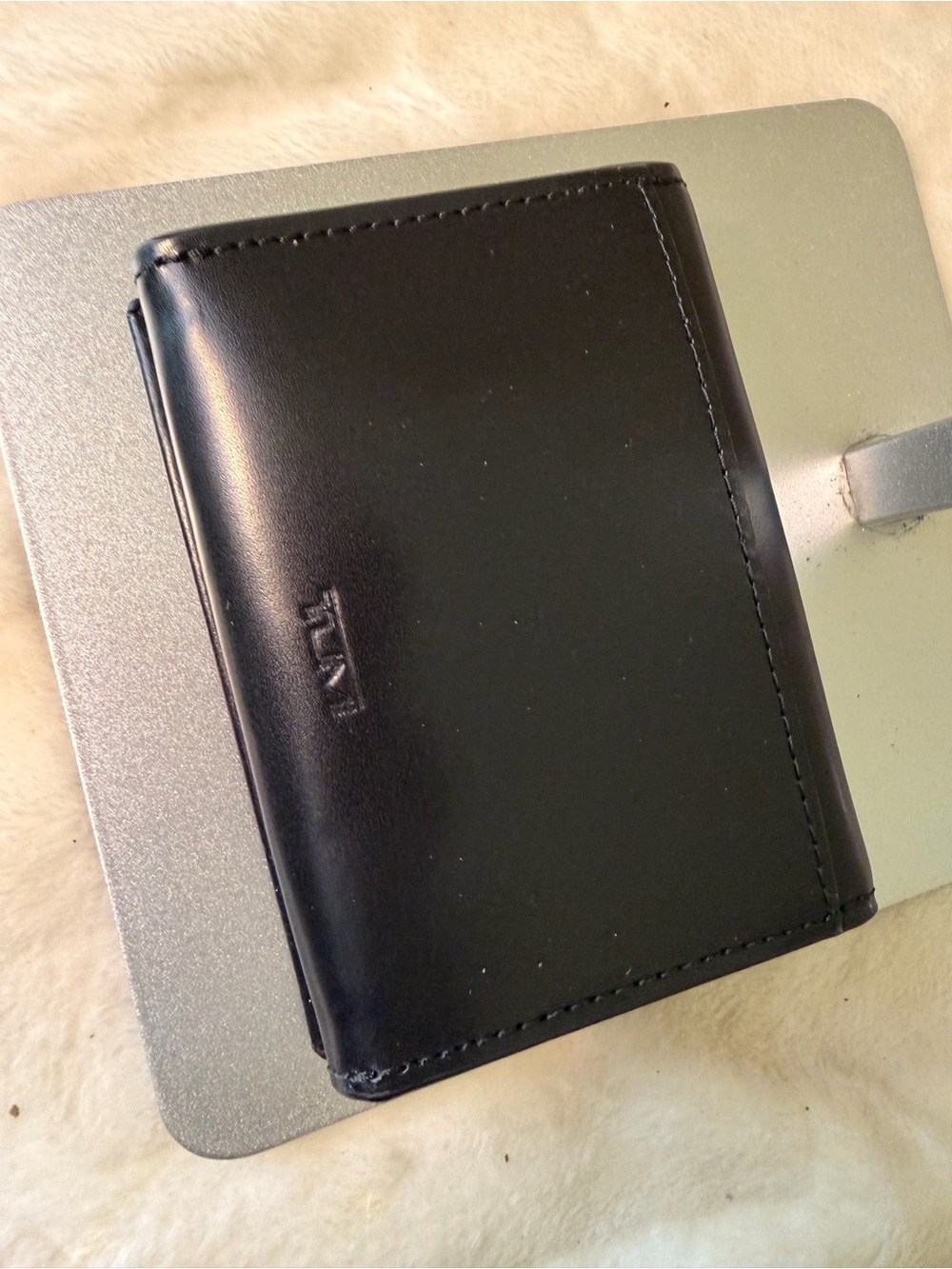 Tumi Black Leather Card Holder